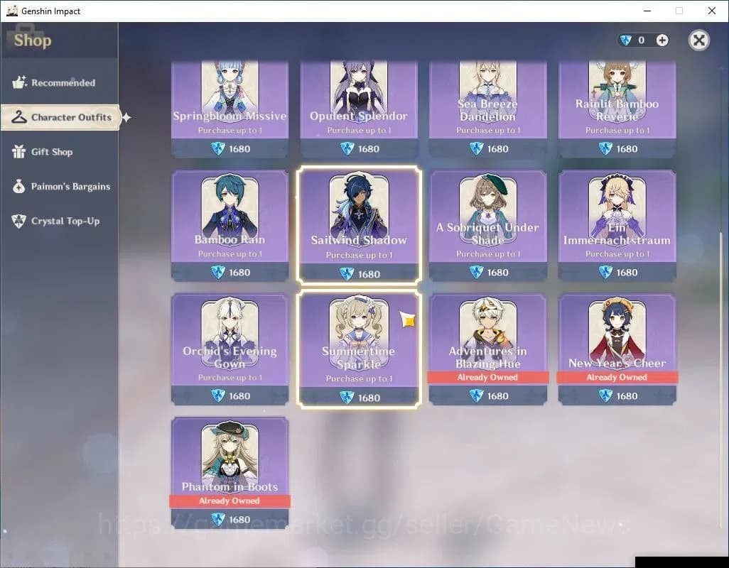 Genshin Impact Accounts ASIA|AR 56|10 Limited+4(*5Weapon)|(Clorinde,Raiden image 11
