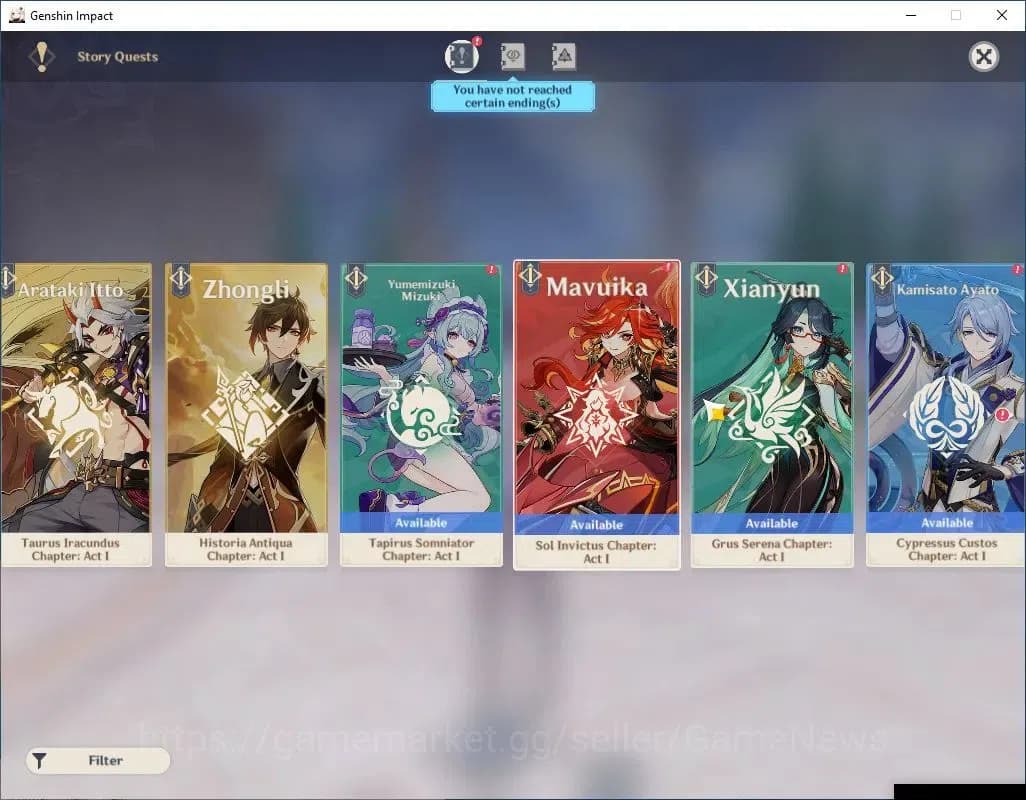 Genshin Impact Accounts ASIA|AR 56|10 Limited+4(*5Weapon)|(Clorinde,Raiden image 14