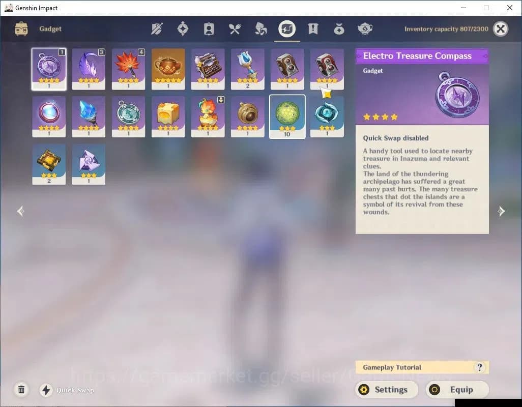 Genshin Impact Accounts ASIA|AR 56|10 Limited+4(*5Weapon)|(Clorinde,Raiden image 9