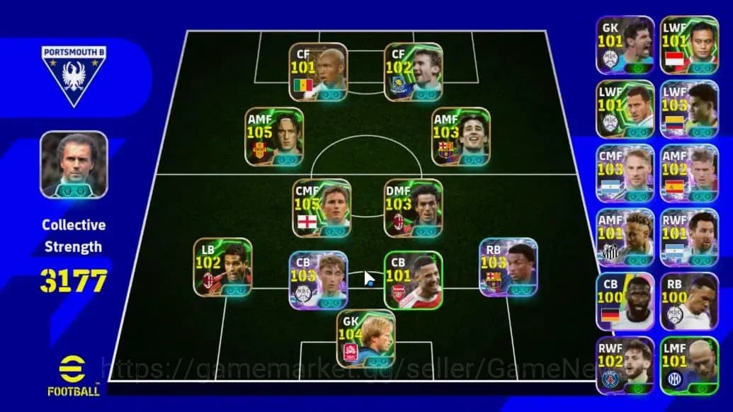 eFootball Accounts Android|Frank Lampard,Francesco Totti,Oliver Kahn, image 1