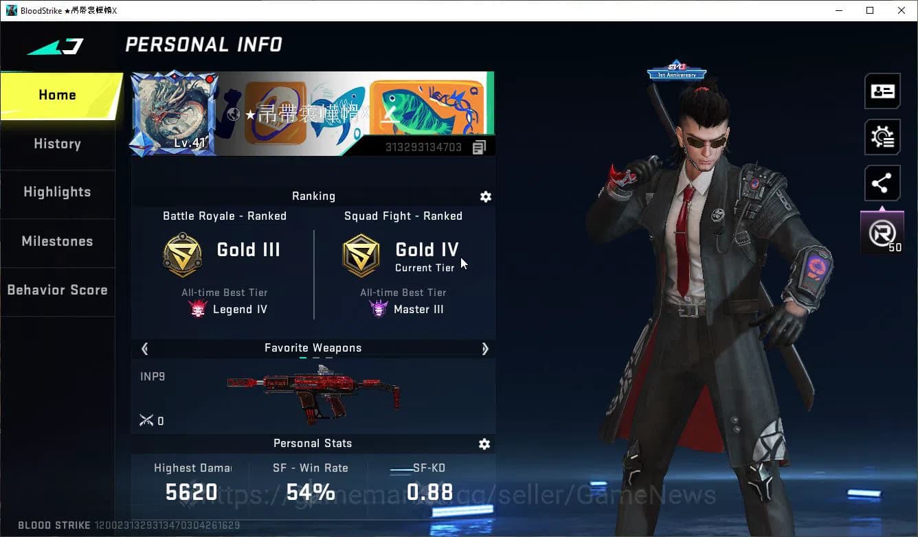 Blood Strike Accounts ASIA|MELE TalonKnife+9 ULTRA[Zero-AgentZ,Origin12, image 1