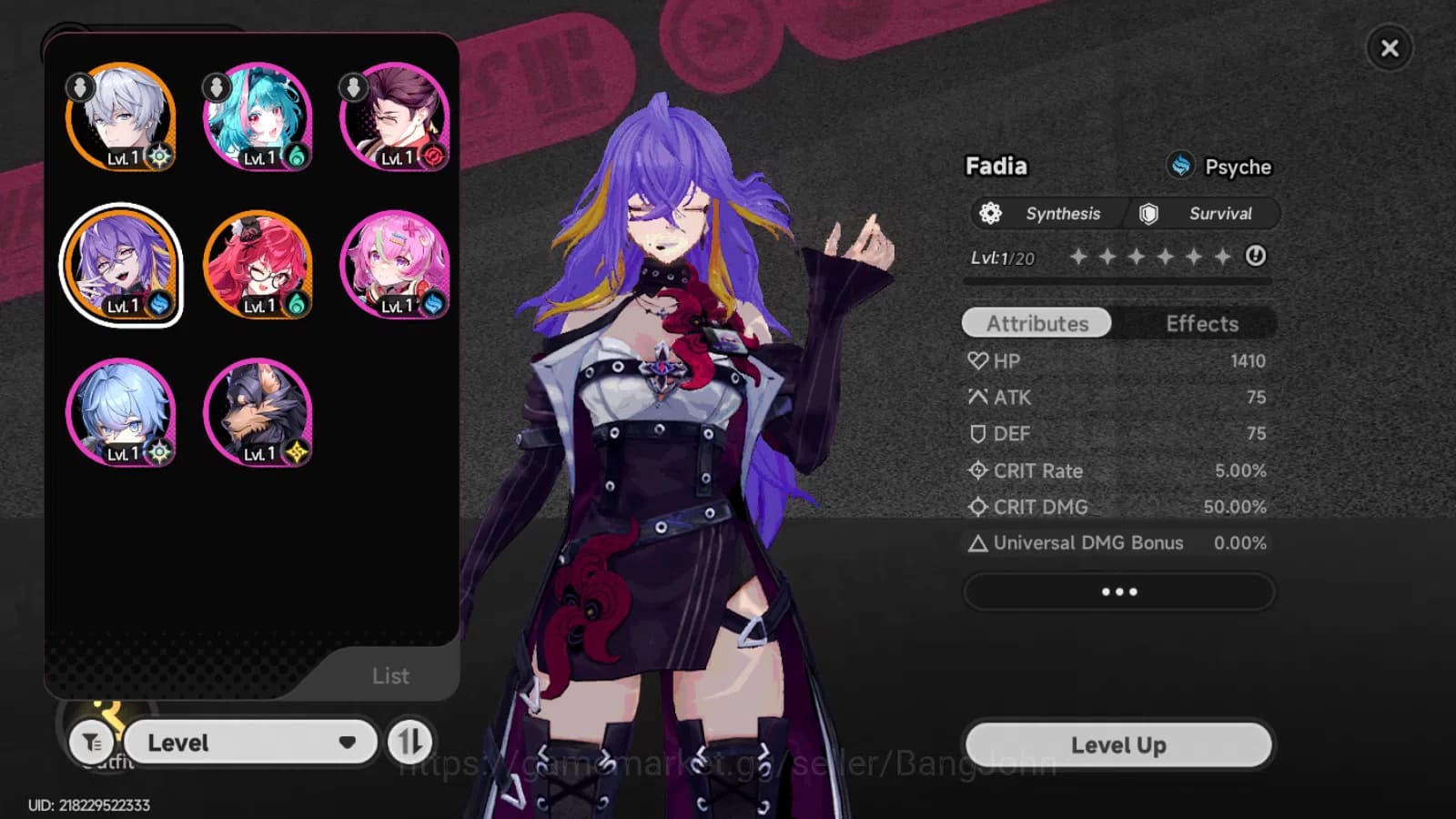 Neverness to Everness Accounts EU|Starter Lv3|2S Char NANALYdupe SIGN,Fadia + 5A| image 6
