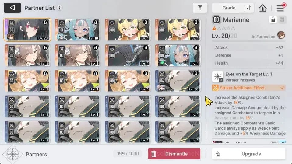 Chaos Zero Nightmare Accounts GLOBAL Lv30|6 SSR[Diana,Nine,Narja,Tiphera,Yuki,Kh image 5