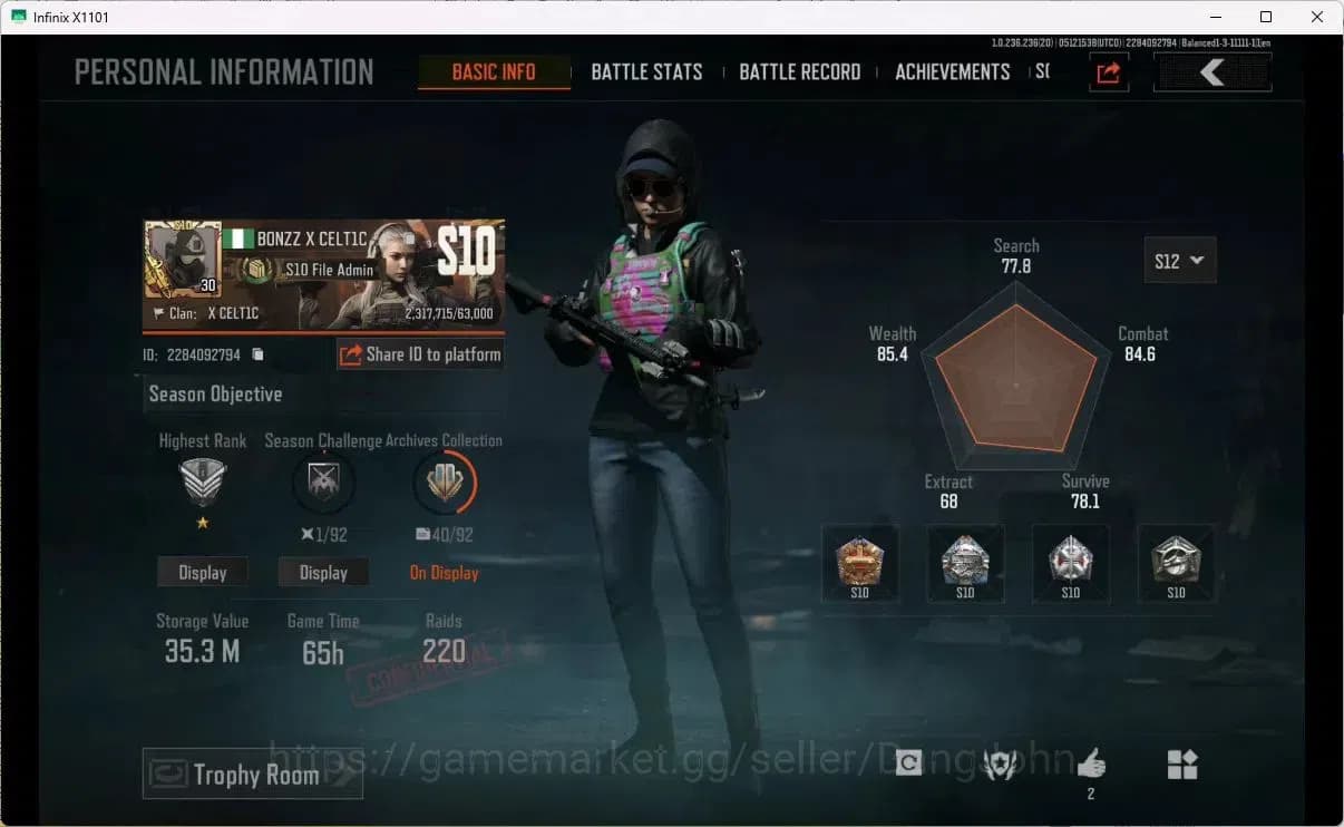 Arena Breakout Accounts MOBILE Lvl 30|SV 35,3M|CV 24,3M|MORE SKIN,DECREE L image 1