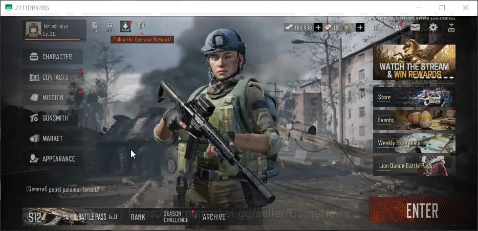 Arena Breakout Accounts MOBILE Lv29|SV 9M|CV 7|SVOS Meteor,SBQ M110 Speed, image 1