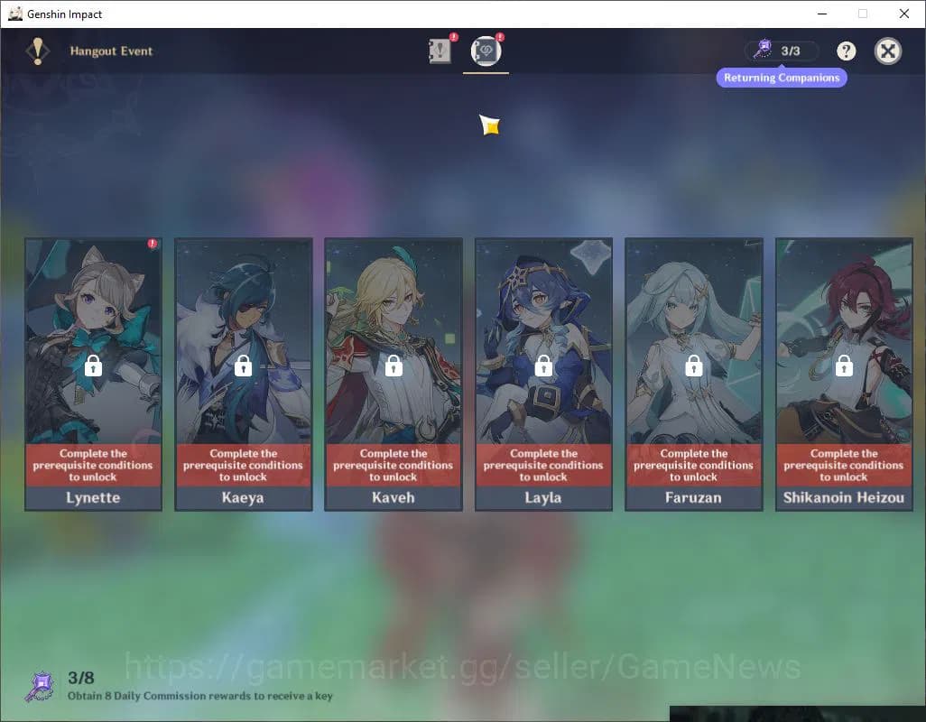 Genshin Impact Accounts Asia|AR 54|4 Limited +1(*5Weapon)|Ayaka,Alhaitham, image 12