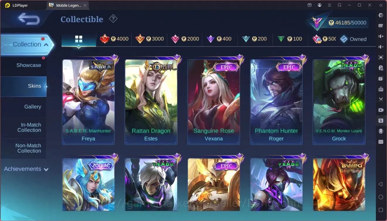 Mobile Legends: Bang Bang Accounts Global|Hero 110|Skin 189|Renowned|KOF Karina|CC Na image 10