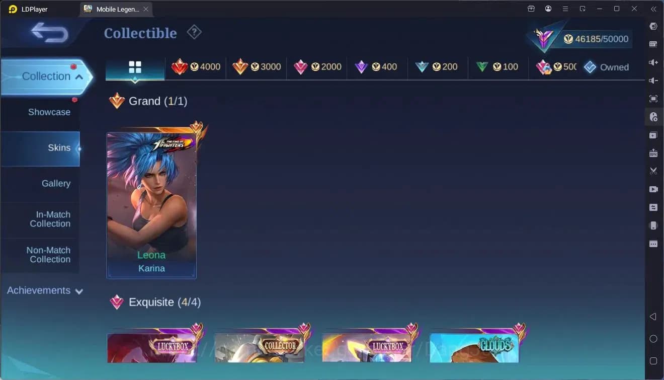 Mobile Legends: Bang Bang Accounts Global|Hero 110|Skin 189|Renowned|KOF Karina|CC Na image 13