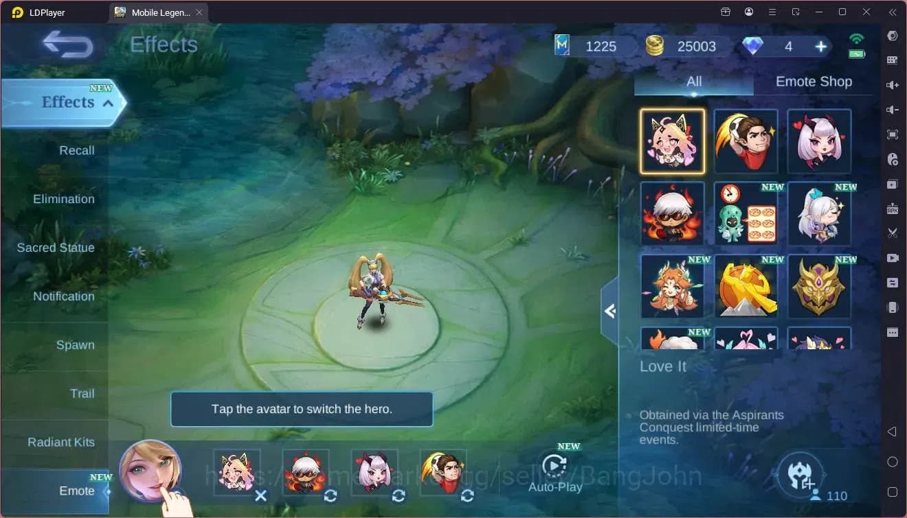 Mobile Legends: Bang Bang Accounts Global|Hero 110|Skin 189|Renowned|KOF Karina|CC Na image 14