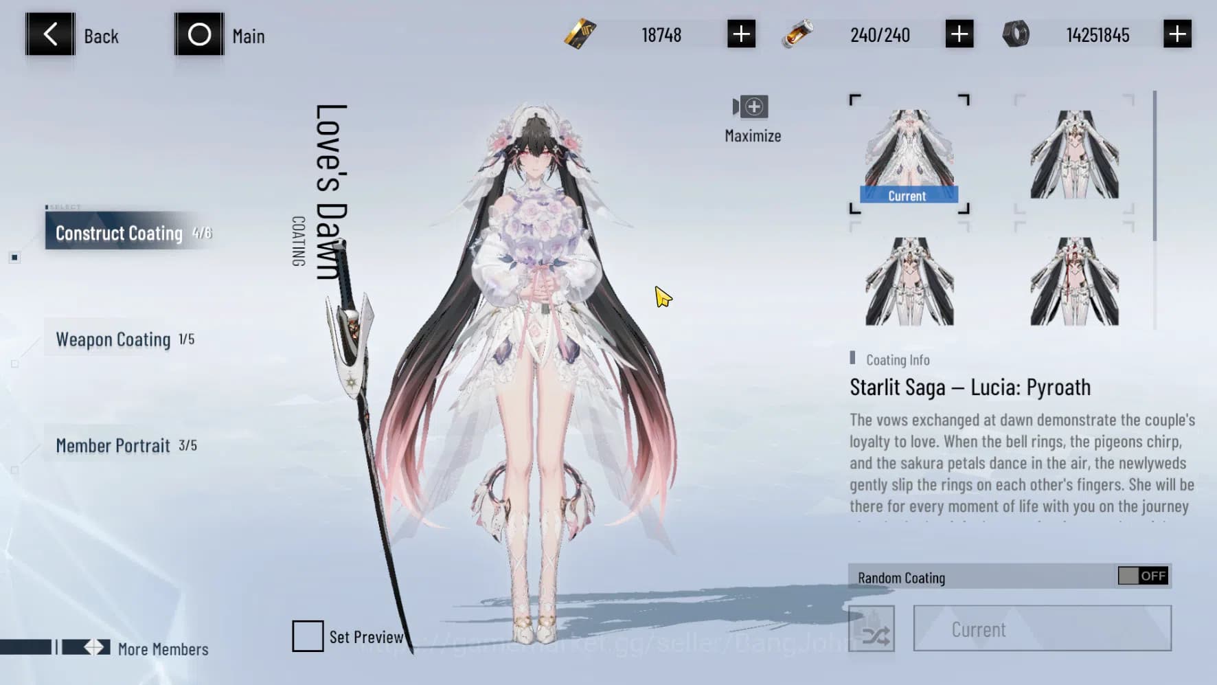 Punishing: Gray Raven Accounts ASIA PACIFIC | LEVEL 89 | Selena Destiny Skin | Lu image 5