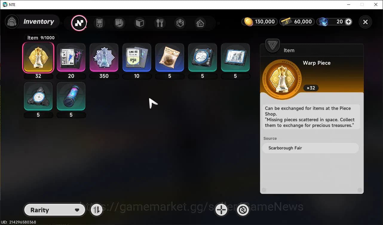 Neverness to Everness Accounts GLOBAL EU |HL 3| 1 SSR Limited Meta Nanally |5 SR image 5