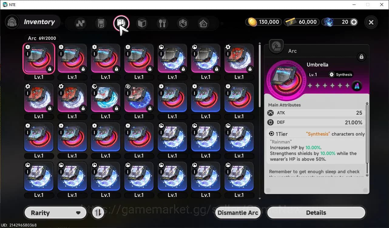 Neverness to Everness Accounts GLOBAL EU |HL 3| 1 SSR Limited Meta Nanally |5 SR image 6