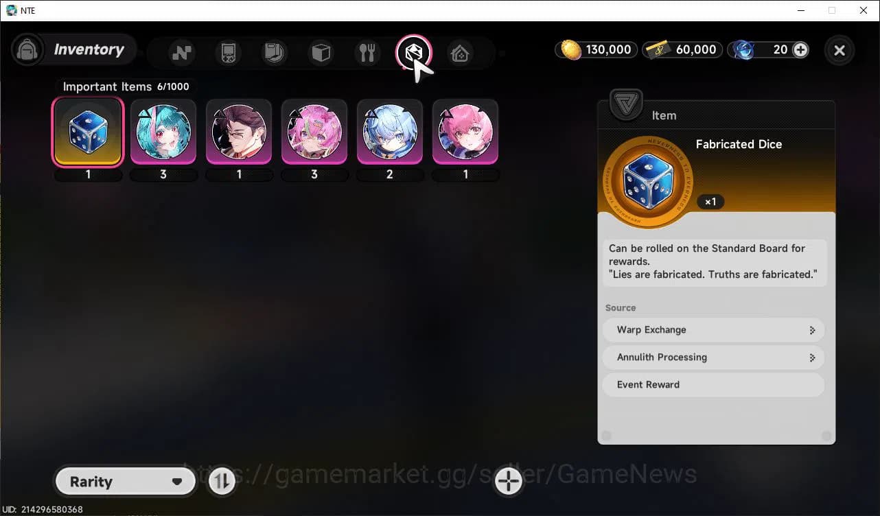 Neverness to Everness Accounts GLOBAL EU |HL 3| 1 SSR Limited Meta Nanally |5 SR image 7