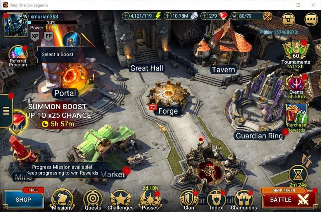 Raid: Shadow Legends Accounts Lv49 1M Power|25 Legend(Calamitus,Noldua,Ninja,Lys image 1