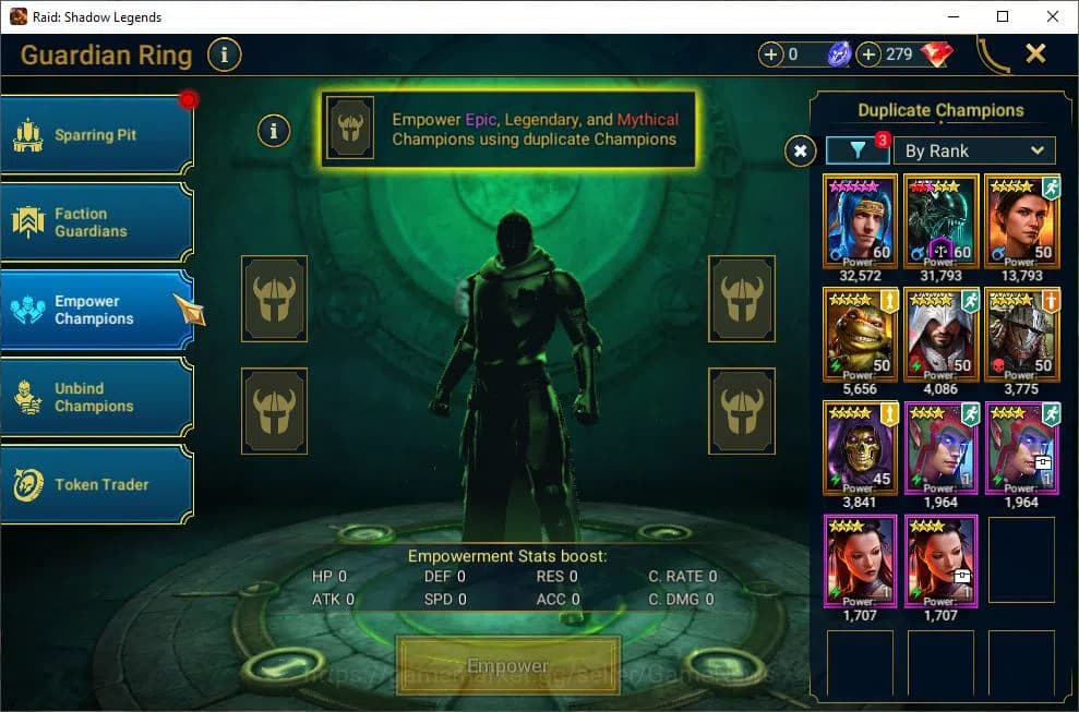 Raid: Shadow Legends Accounts Lv49 1M Power|25 Legend(Calamitus,Noldua,Ninja,Lys image 18