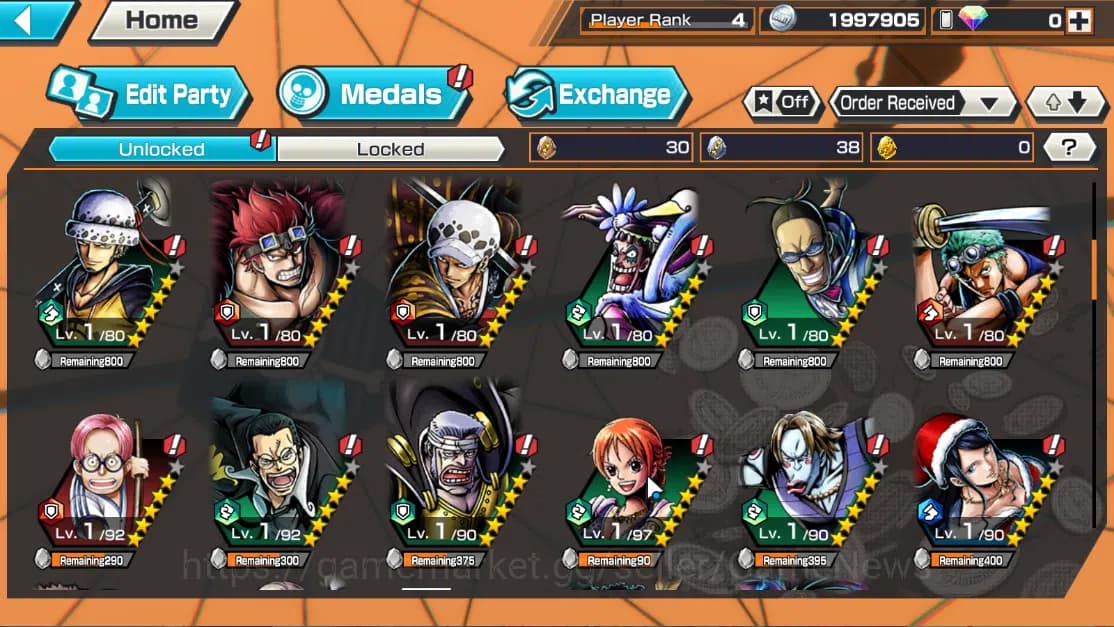 One Piece Bounty Rush Accounts Global|3EX|The Four Emperor Marshall D. Teach,Flam image 5