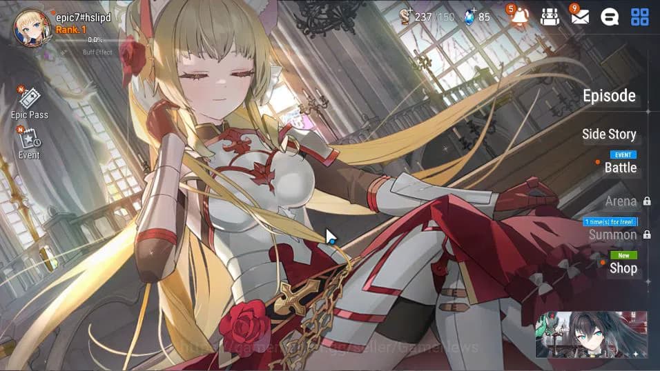 Epic Seven Accounts Global Unverif | Fresh Starter | Low Progress | 1 image 1