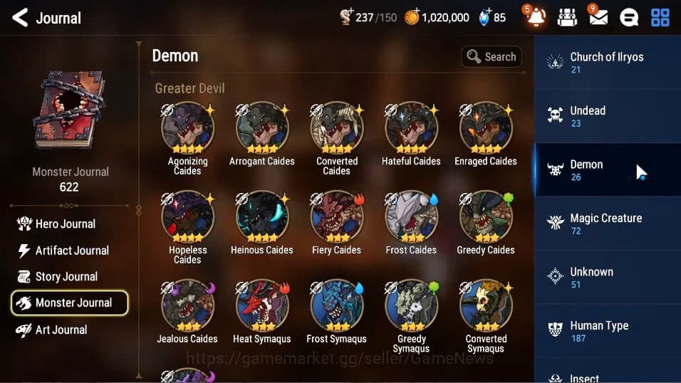 Epic Seven Accounts Global Unverif | Fresh Starter | Low Progress | 1 image 12