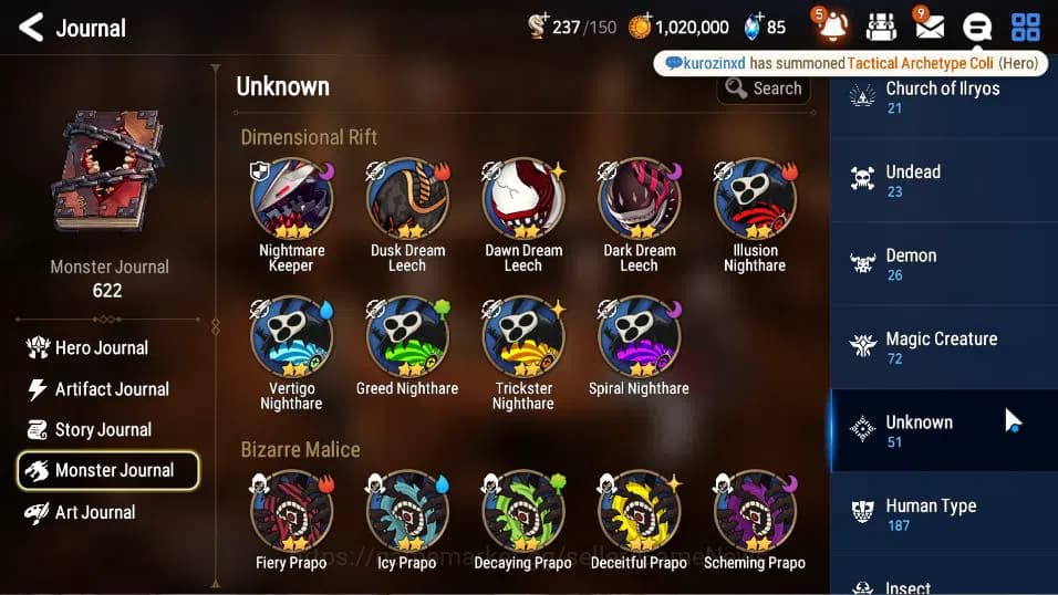 Epic Seven Accounts Global Unverif | Fresh Starter | Low Progress | 1 image 14