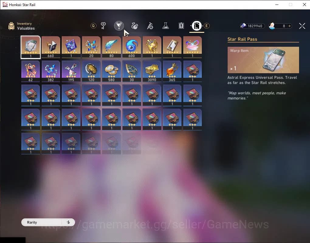 Honkai Star Rail Accounts ASIA|TL 54|Selector B5 ON+1 Golden Companion|7 Lim image 5