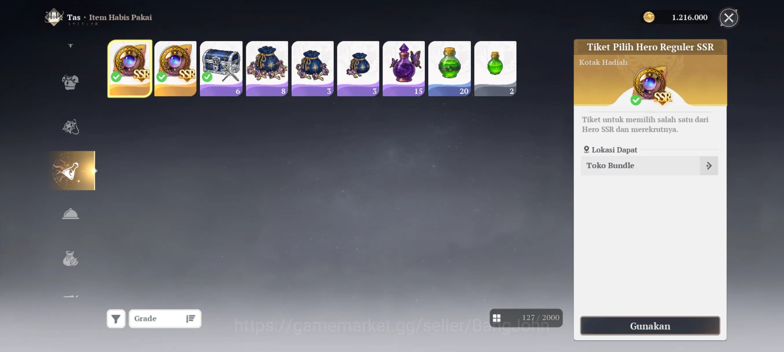 The Seven Deadly Sins: Origin Accounts EUROPE | Fresh Starter Lvl 2 |2 SSR| Escanor , Gui image 2