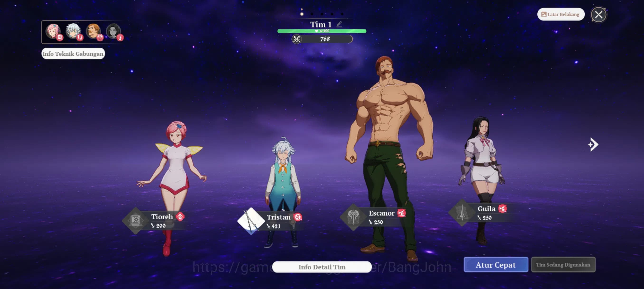 The Seven Deadly Sins: Origin Accounts EUROPE | Fresh Starter Lvl 2 |2 SSR| Escanor , Gui image 5