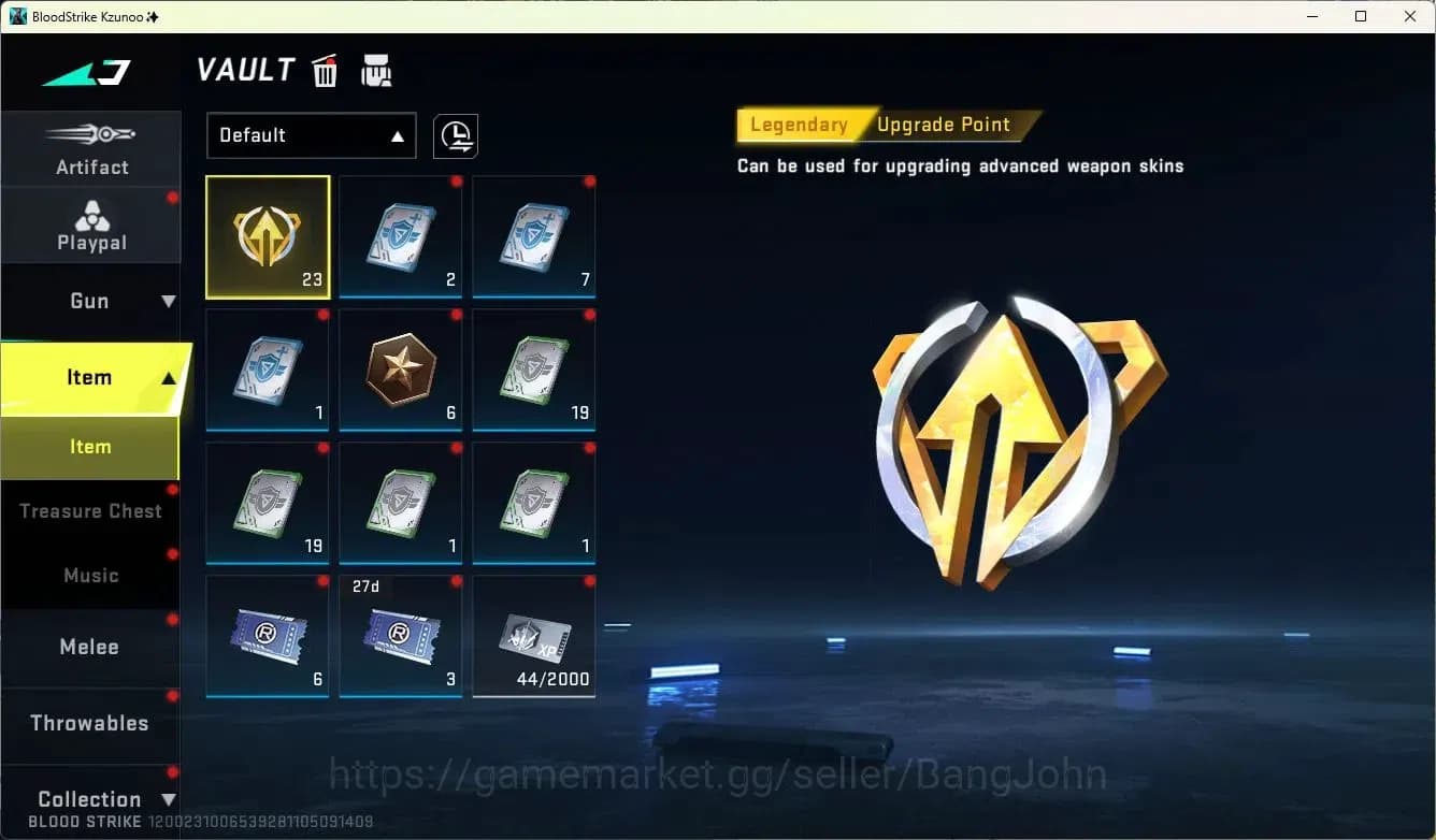 Blood Strike Accounts ASIA | 4 Collab Skins | 2 Limited Skins | 10 Legen image 14