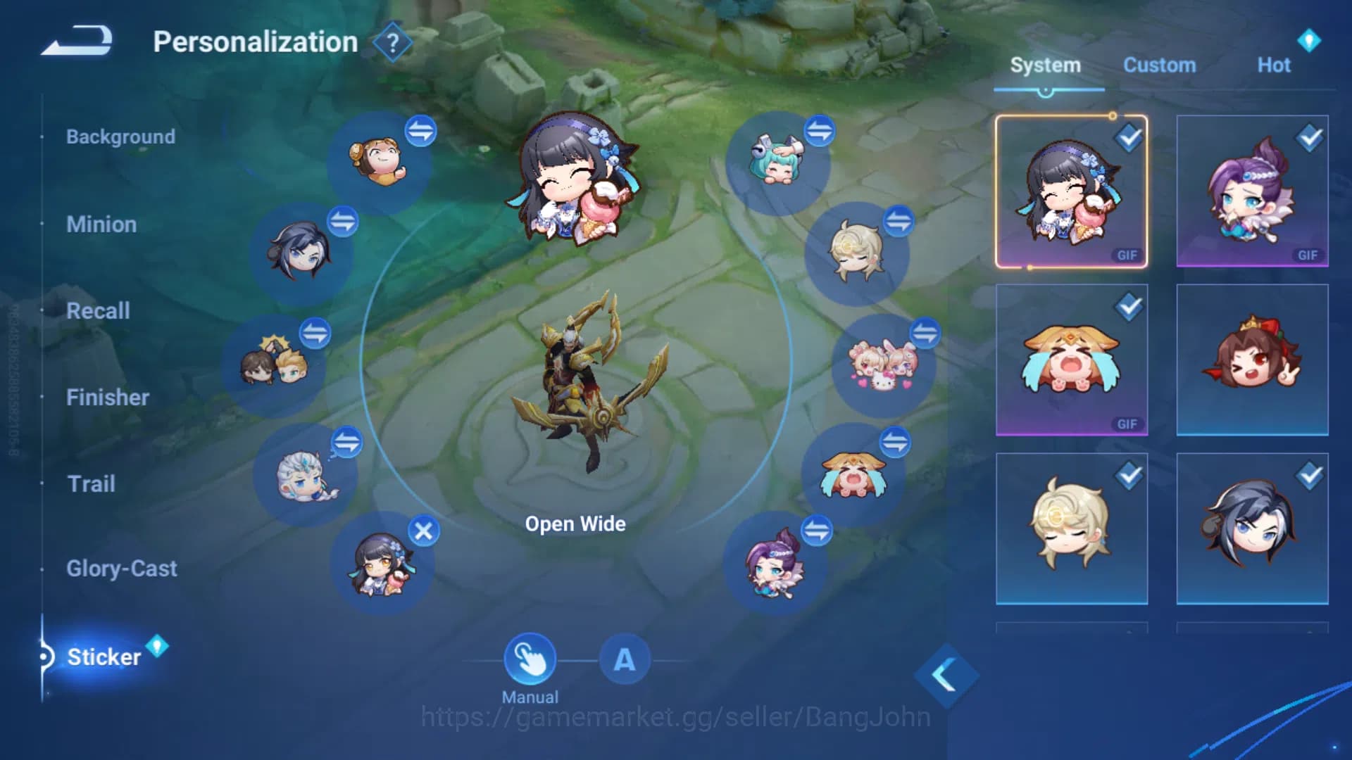 Honor of Kings Accounts GLOBAL Hero 47|Skin 44|2 Legend Wukong+LadySun|Sai image 13