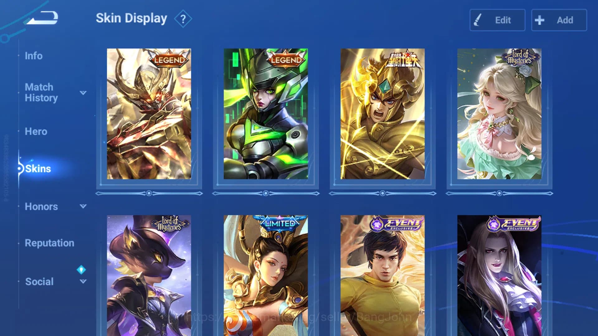 Honor of Kings Accounts GLOBAL Hero 47|Skin 44|2 Legend Wukong+LadySun|Sai image 2
