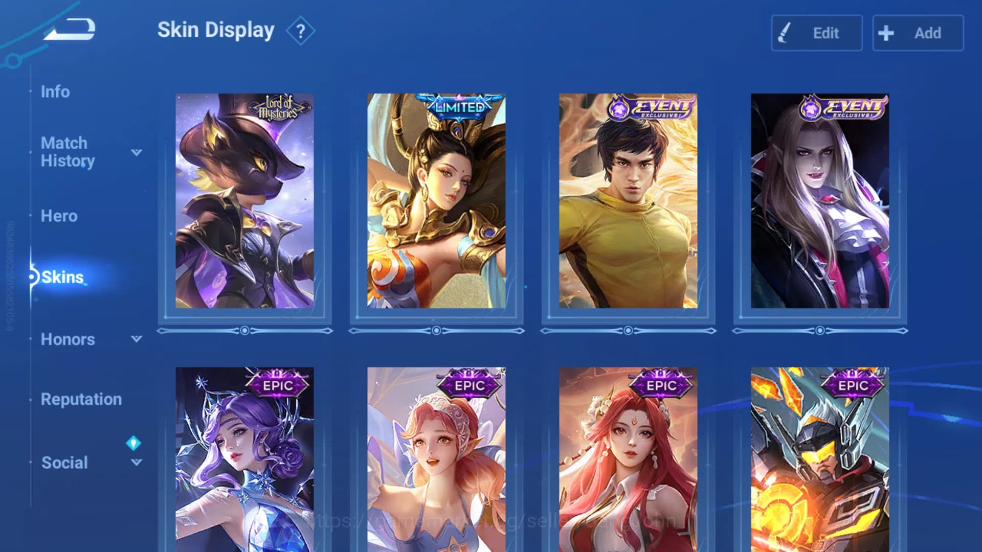 Honor of Kings Accounts GLOBAL Hero 47|Skin 44|2 Legend Wukong+LadySun|Sai image 3