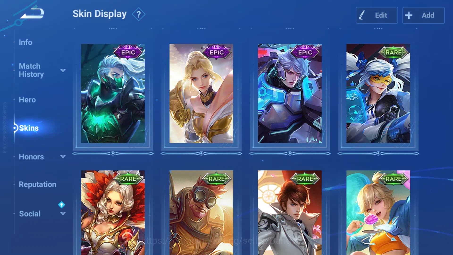 Honor of Kings Accounts GLOBAL Hero 47|Skin 44|2 Legend Wukong+LadySun|Sai image 5