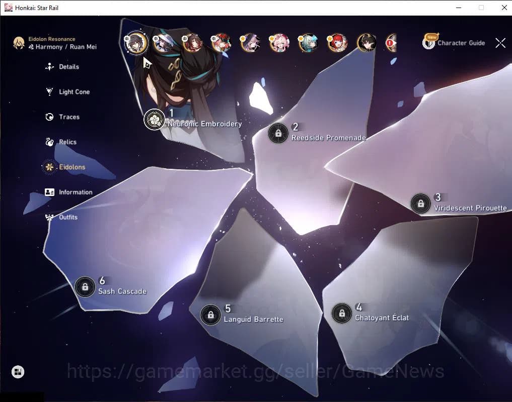 Honkai Star Rail Accounts Asia|TL 70|3,4K SJ|The Herta Prem Team|11 Limited| image 12