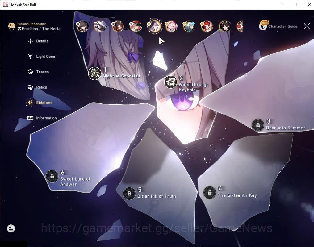 Honkai Star Rail Accounts Asia|TL 70|3,4K SJ|The Herta Prem Team|11 Limited| image 13