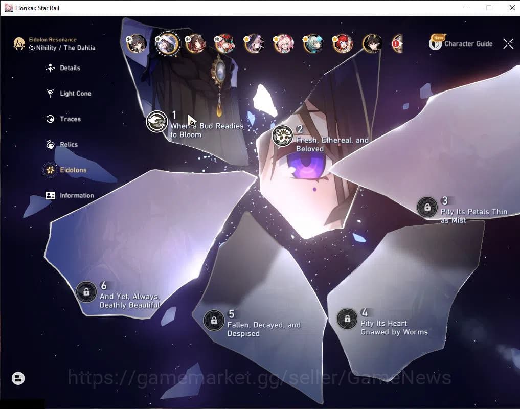 Honkai Star Rail Accounts Asia|TL 70|3,4K SJ|The Herta Prem Team|11 Limited| image 16