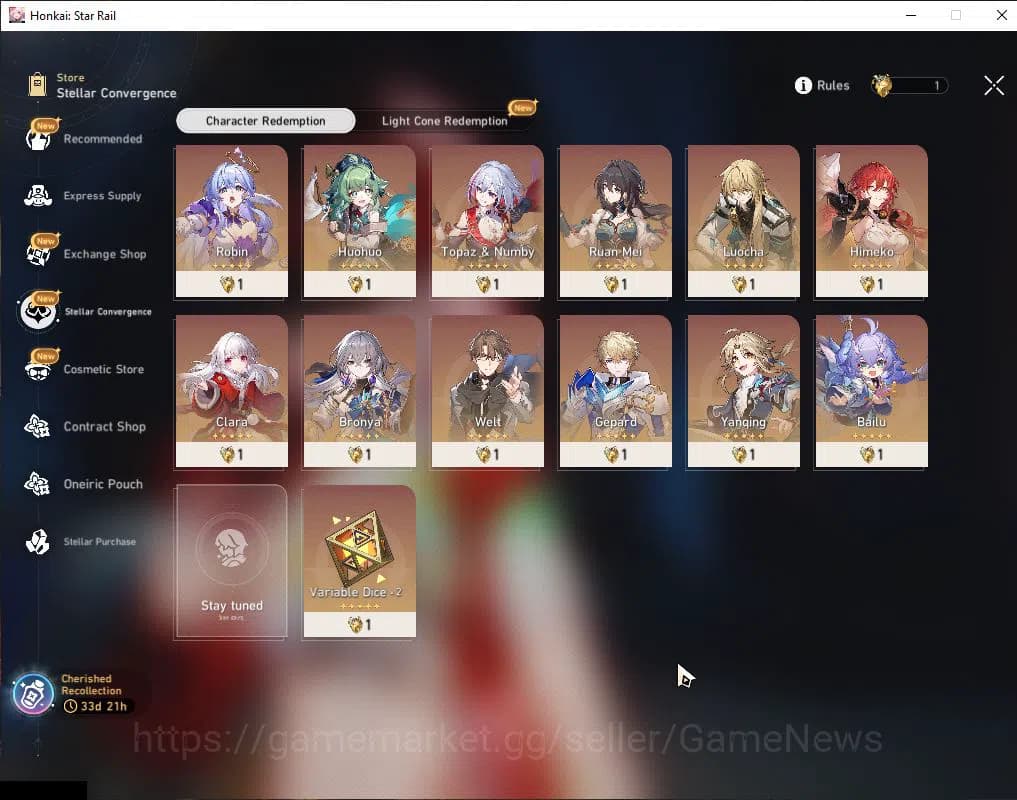 Honkai Star Rail Accounts Asia|TL 70|3,4K SJ|The Herta Prem Team|11 Limited| image 2