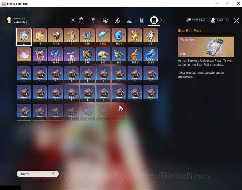 Honkai Star Rail Accounts Asia|TL 70|3,4K SJ|The Herta Prem Team|11 Limited| image 5