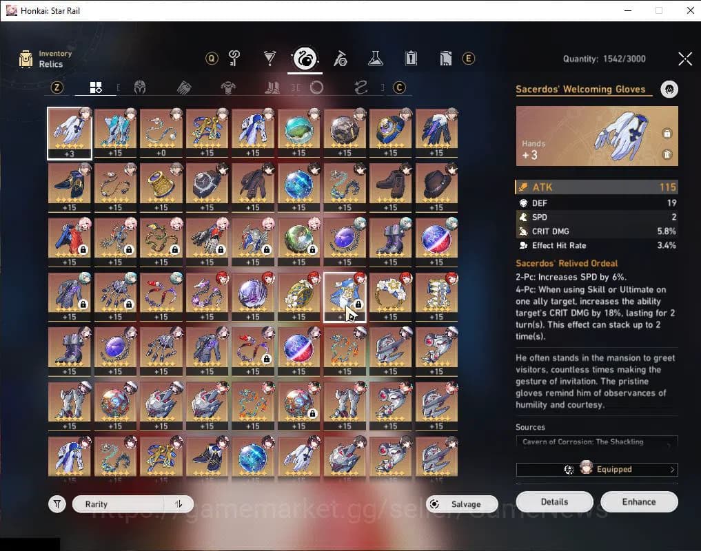 Honkai Star Rail Accounts Asia|TL 70|3,4K SJ|The Herta Prem Team|11 Limited| image 8