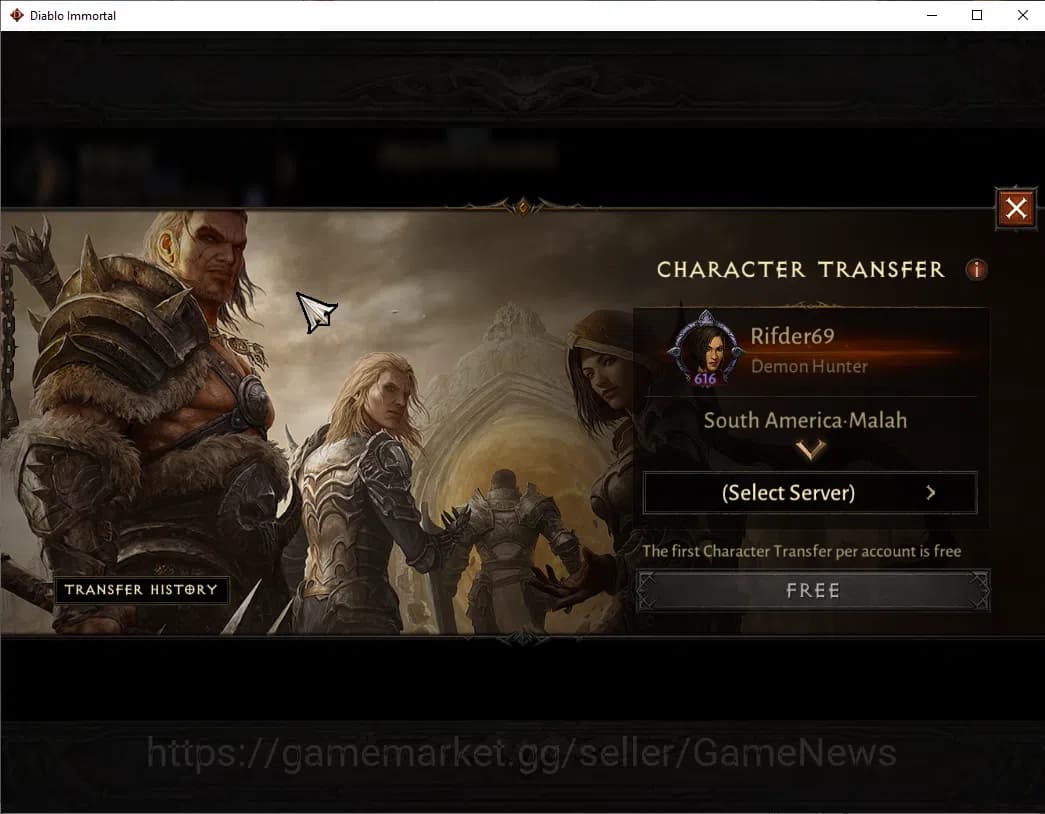 Diablo Immortal Accounts SA - Malah|CS ON|Lv60(616)|Demon Hunter|CR 36k|Res image 2