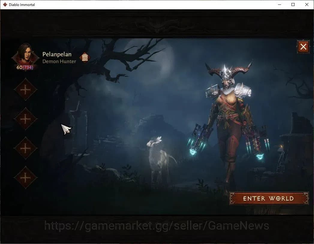 Diablo Immortal Accounts NA-Chain Of Honor|CS ON|Lv60(734)|Demon Hunter|CR image 1