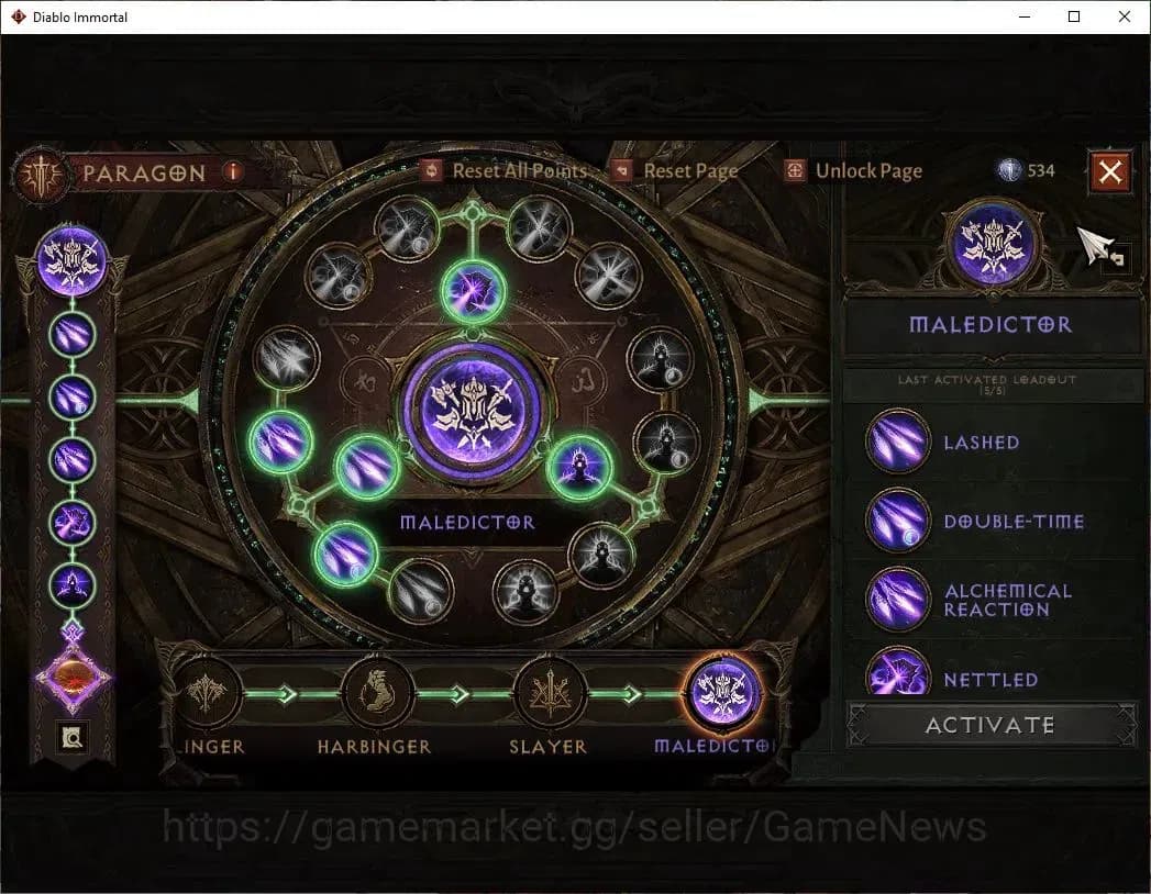 Diablo Immortal Accounts NA-Chain Of Honor|CS ON|Lv60(734)|Demon Hunter|CR image 10