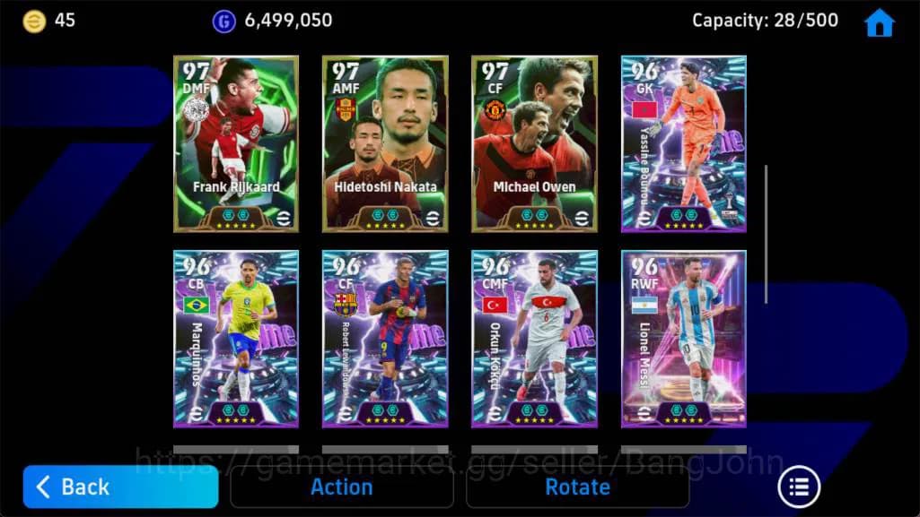 eFootball Accounts Android,Pwr 3211,T Alcantara epc,R gullit epc,A ru image 4