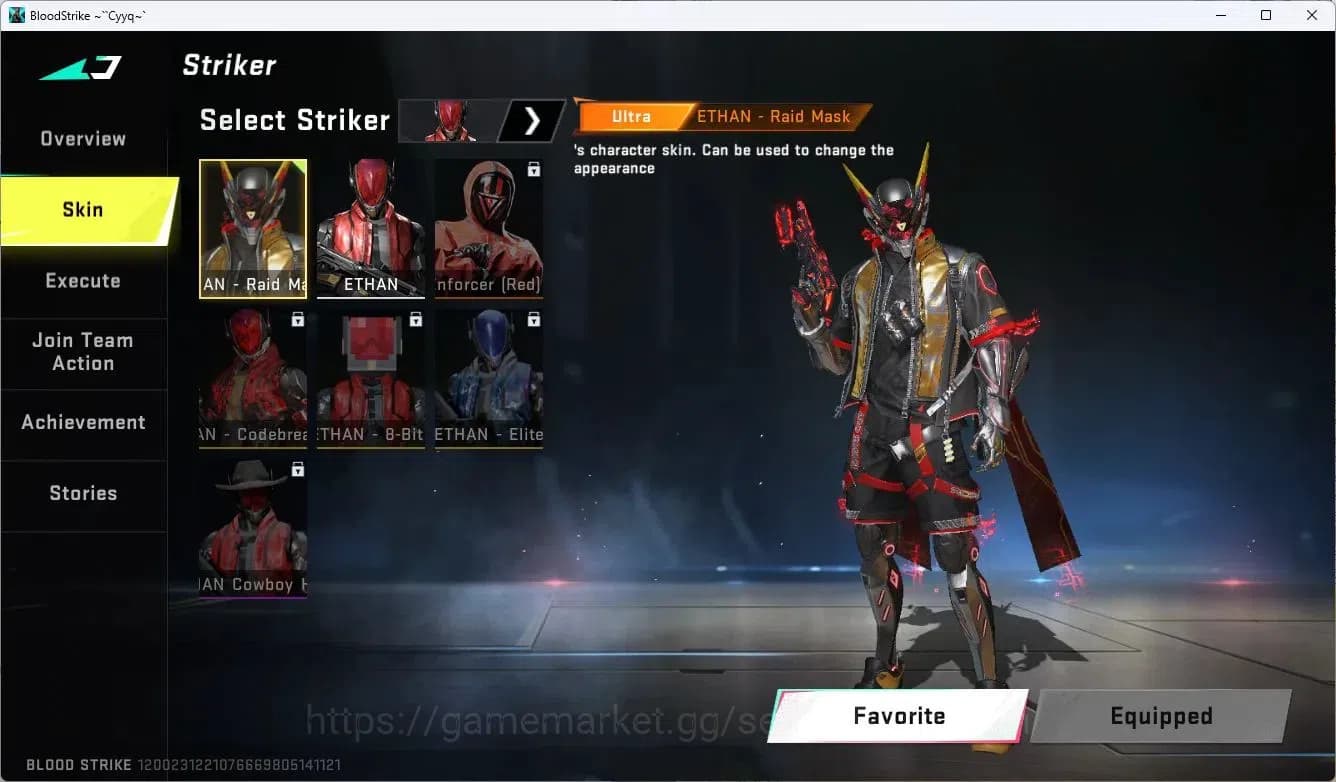 Blood Strike Accounts ASIA | Eternal Desert Eagle-Scorpius | 3 Legendary image 3