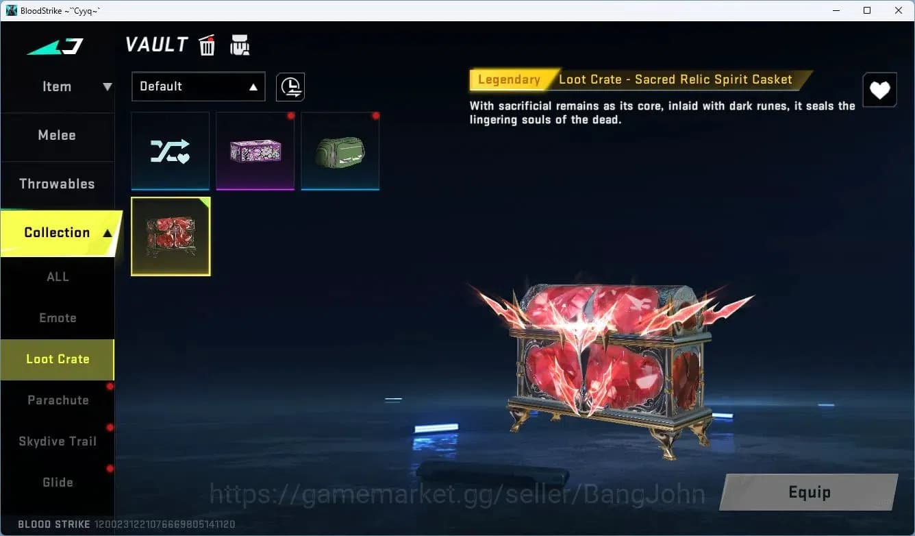 Blood Strike Accounts ASIA | Eternal Desert Eagle-Scorpius | 3 Legendary image 8