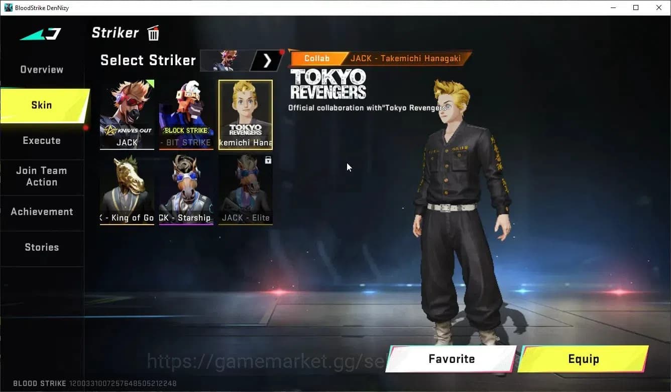 Blood Strike Accounts Asia|ETERNAL DeAgle+Collab TR Jack-Takamichi,7DS K image 3