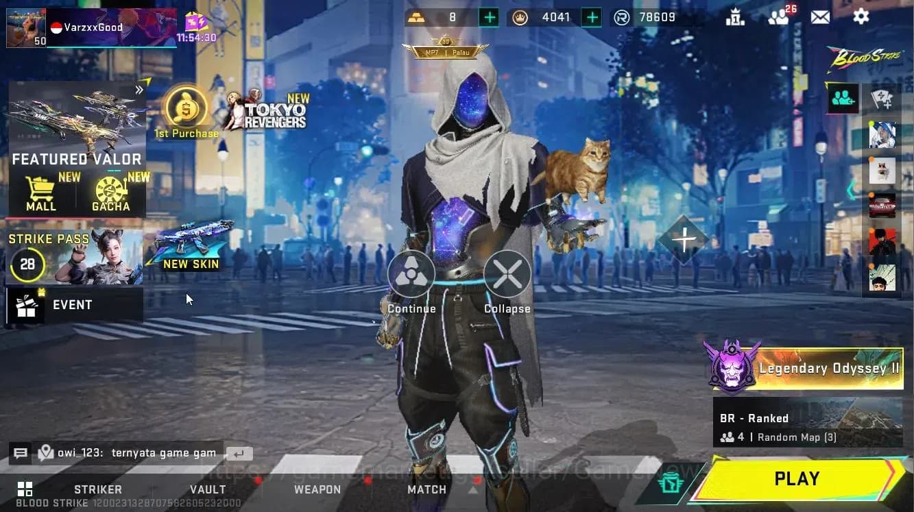 Blood Strike Accounts ASIA|ETERNAL DEagle-Scorpius|Melee Synthwave+5 ULT image 1
