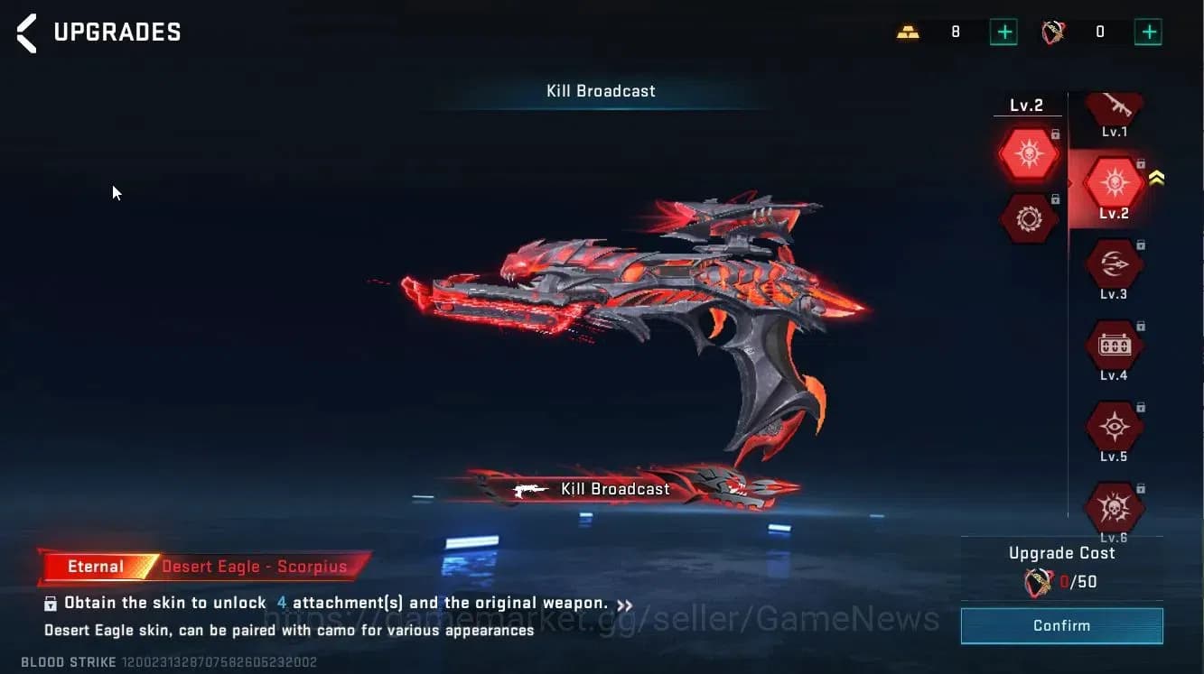 Blood Strike Accounts ASIA|ETERNAL DEagle-Scorpius|Melee Synthwave+5 ULT image 14