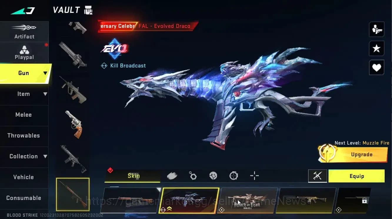 Blood Strike Accounts ASIA|ETERNAL DEagle-Scorpius|Melee Synthwave+5 ULT image 17