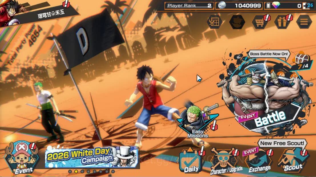 One Piece Bounty Rush Accounts Global| 3EX | T5E St.Ethanbaron V.Nusjuro,Divine D image 1