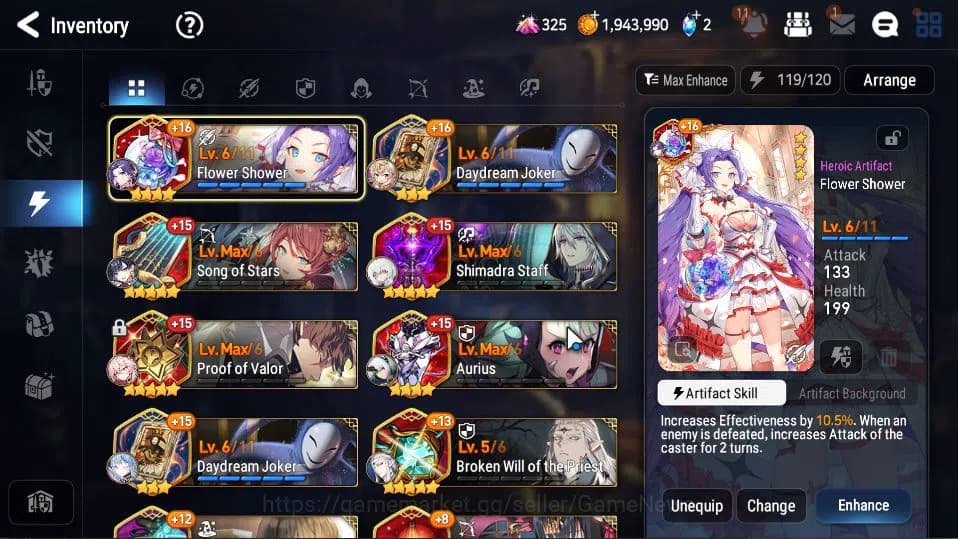 Epic Seven Accounts ASIA Unverif|14 ML(BArunka,LOT Scales,Zio,Etc)+Set image 10