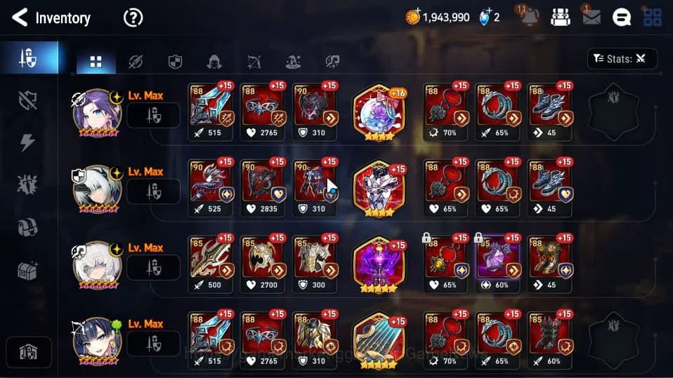 Epic Seven Accounts ASIA Unverif|14 ML(BArunka,LOT Scales,Zio,Etc)+Set image 12